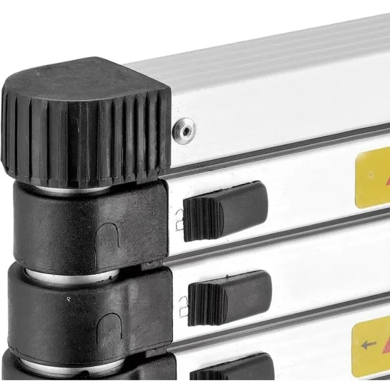Detalhe 8 — Escada Telescópica Inox Antiderrapante Retrátil —